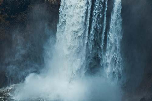 desktop wallpapers photo of waterfalls rushing into the sea desktop backgrounds